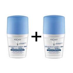 48 hours mineral deodorant offer from Vichy 1+1 free 50ml