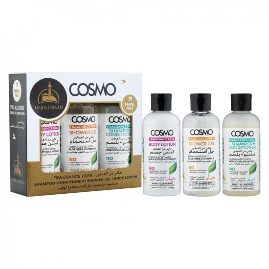 طقم الحج والعمرة خالي من العطور من كوزمو 300 مل