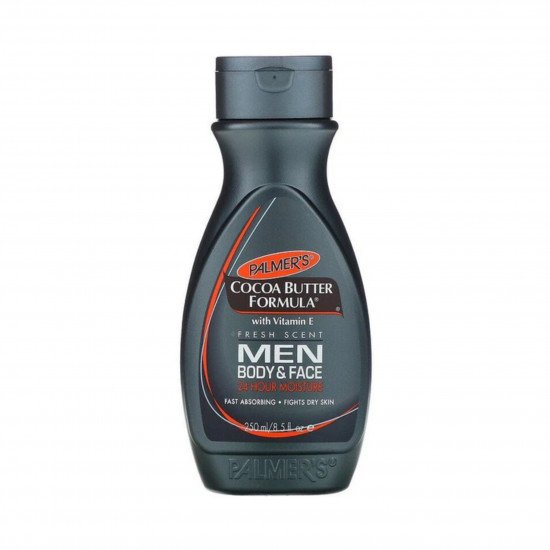 تركيبة زبدة الكاكاو مع فيتامين E، للجسم والوجه، للرجال من بالمرز - 250 مل تركيبة زبدة الكاكاو مع فيتامين E، للجسم والوجه، للرجال من بالمرز - 250 مل