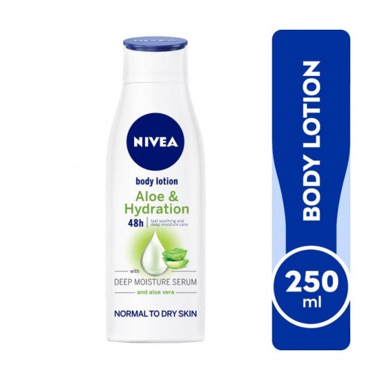 لوشن للجسم بالألوفيرا للترطيب من نيفيا 250 مل لوشن للجسم بالألوفيرا للترطيب من نيفيا 250 مل