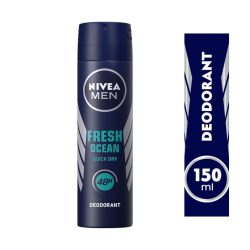 Ocean Fresh Spray for Men by Nivea, 150ml