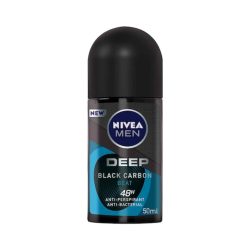 Nivea Roll On Deodorant Deep Black Carbon Beat For Men 50ml