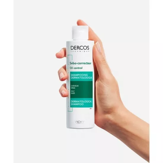 شامبو ديركوس سيبو كوريكتيور للتحكم في الزيت للشعر الدهني من فيشي 200مل