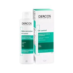 Vichy Dercos Seibo Correcture Oil Control Shampoo for Oily Hair 200ml