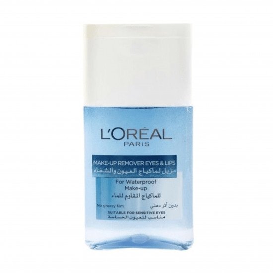 مزيل المكياج المقاوم للماء من لوريال باريس - 125 مل