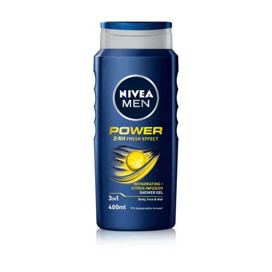 باور فريش جل استحمام للرجال من نيفيا 400مل