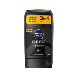 Men's Antiperspirant Steak NIVEA Deep Black Carbon - 50ml