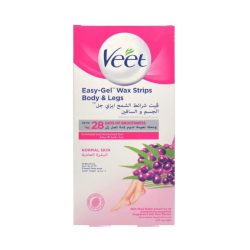 فيت شرائح شمعية جل للبشرة العادية والجسم والساقين - 20 قطعة