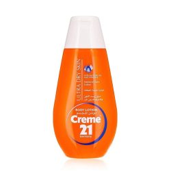 21 Lotion Cream for Very Dry Skin with Almond Oil and Vitamin E - 250ml