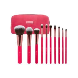 BH Cosmetics Bombshell Beauty Brush Set With Cosmetics Case - 10 Piece