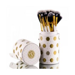 BH Cosmetics White Dot Collection Brush Set - 11 Piece