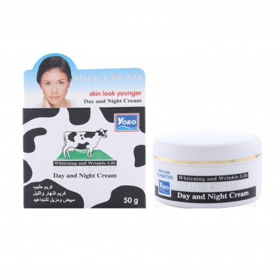 يوكو كريم الحليب النهار والليل مضاد التجاعيد للوجه 50جم يوكو كريم الحليب النهار والليل مضاد التجاعيد للوجه 50جم