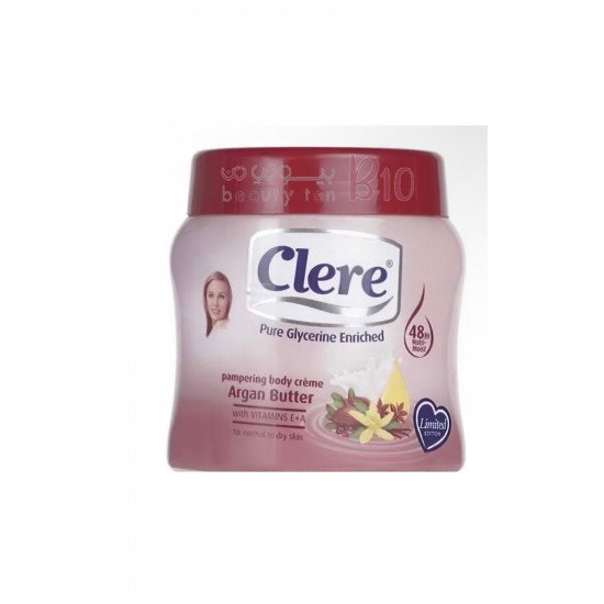 كريم الجسم بزبدة الارقان من كلير - 500مل كريم الجسم بزبدة الارقان من كلير - 500مل