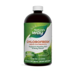Liquid chlorophyll with mint flavor from Nature's Way 480 ml