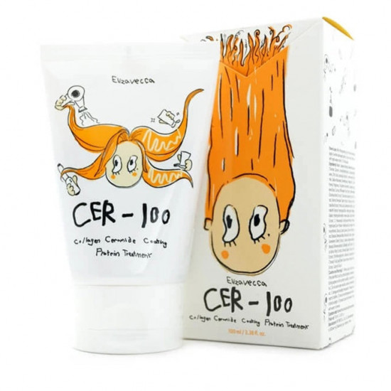 إليزافيكا‏ معالج سي إي أر 100 بروتين كولاجين وسيراميد للشعر 100 مل