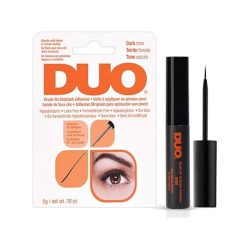 Glue lashes from do-transparent