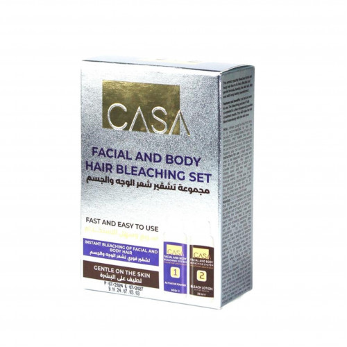 مجموعة تشقير شعر الوجه والجسم من كازا