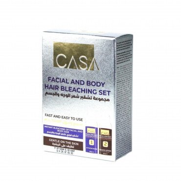 مجموعة تشقير شعر الوجه والجسم من كازا