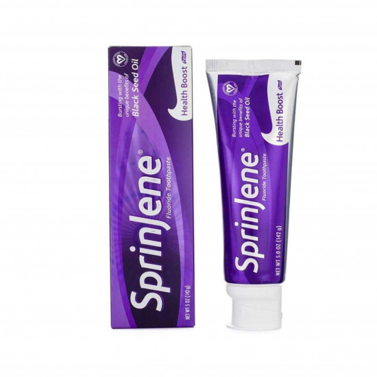 معجون سبرينجين لاسنان صحية بزيت حبة البركة