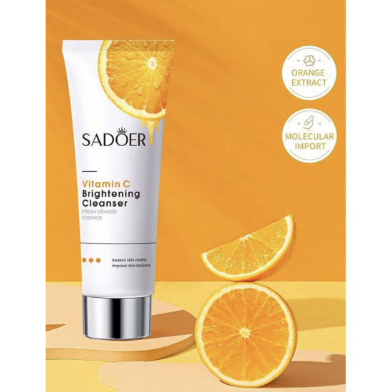 منظف ​​تفتيح البشرة بفيتامين سي من سادور 100مل
