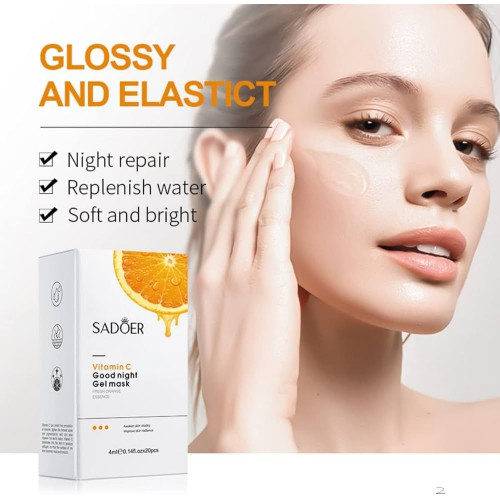قناع ترطيب وتجديد البشرة بالفيتامين سي من سادور 20باكيت 4مل