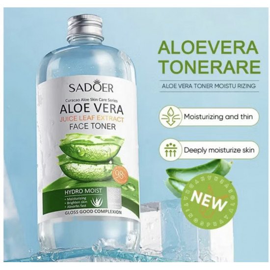 تونر شد الوجه وترطيبه بالصبار من سادور  500 مل