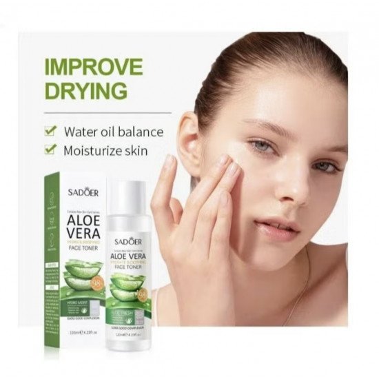 تونر الصبار  المهدئ والمرطب للوجه من سادور، 120 مل