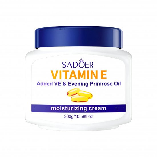 سادور كريم فيتامين E مع زيت زهرة الربيع المسائية - 300 غرام