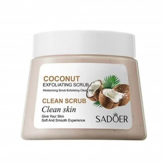مقشر الجسم المرطب بجوز الهند من سادور 250 جرام