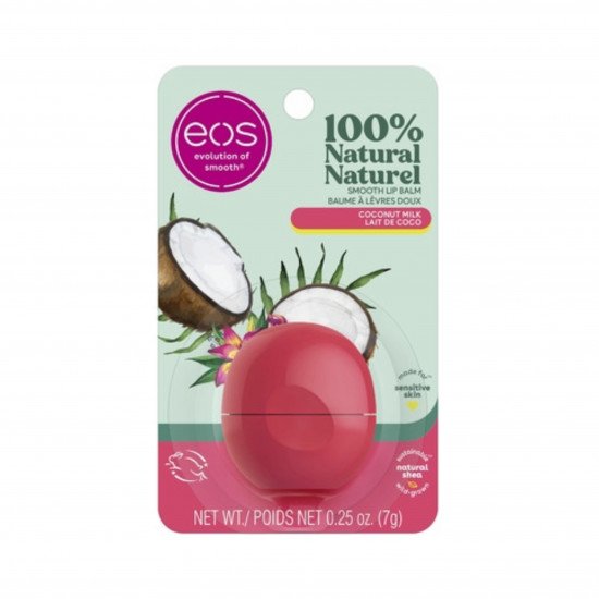 مرطب شفاه عضوي ناعم بحليب جوز الهند من إي أو إس