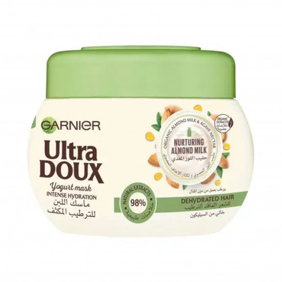 غارنييه ألترا دو ماسك اللبن - للترطيب المكثف بحليب اللوز، 300 مل غارنييه ألترا دو ماسك اللبن - للترطيب المكثف بحليب اللوز، 300 مل