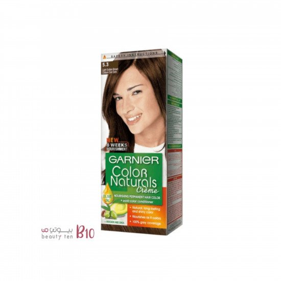 صبغة كولور ناتشرلز كريم من قارنييه - بني فاتح ذهبي