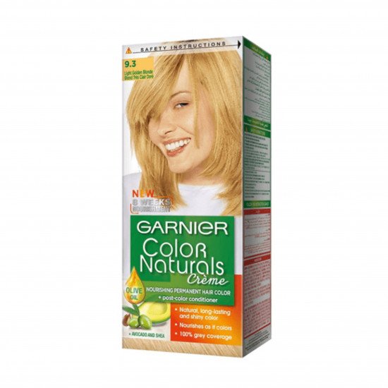 صبغة كولور ناتشرلز كريم من قارنييه - اشقر فاتح ذهبي