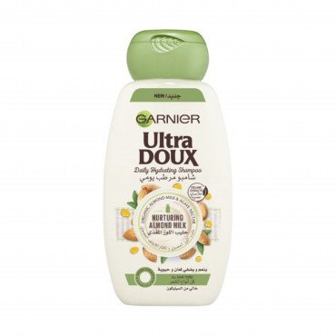 شامبو غارنيه الترادوكس 400 مل بالحليب واللوز مرطب يومي