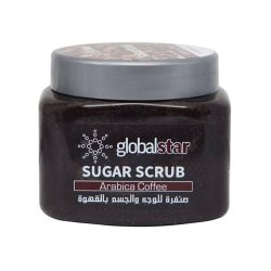 Sugar scrub for face and body with global star coffee 600 ml