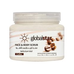 Global star face and body scrub with arabic coffee 500ml