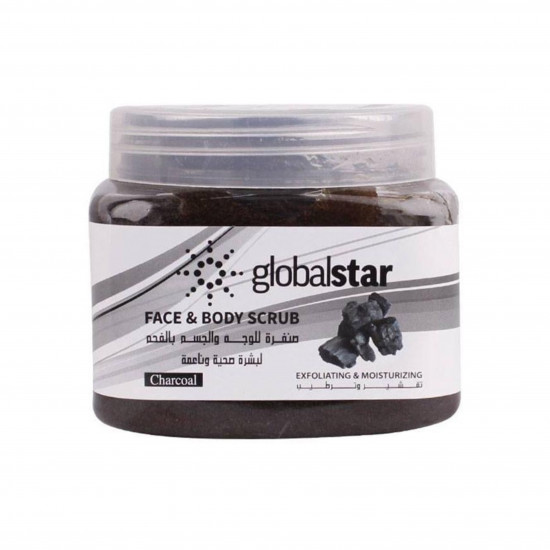 جلوبال ستار صنفرة الفحم للوجه والجسم 500 مل جلوبال ستار صنفرة الفحم للوجه والجسم 500 مل