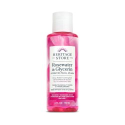 Heritage Store Moisturizing Facial Spray with Rose Water and Glycerin, 118 ml