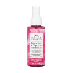 Heritage Store Moisturizing Facial Spray with Rose Water and Glycerin 118ml