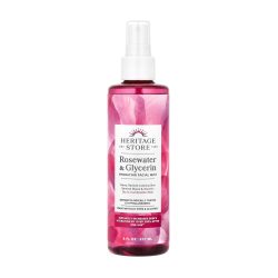 Heritage Store Moisturizing Facial Spray with Rose Water and Glycerin 237ml