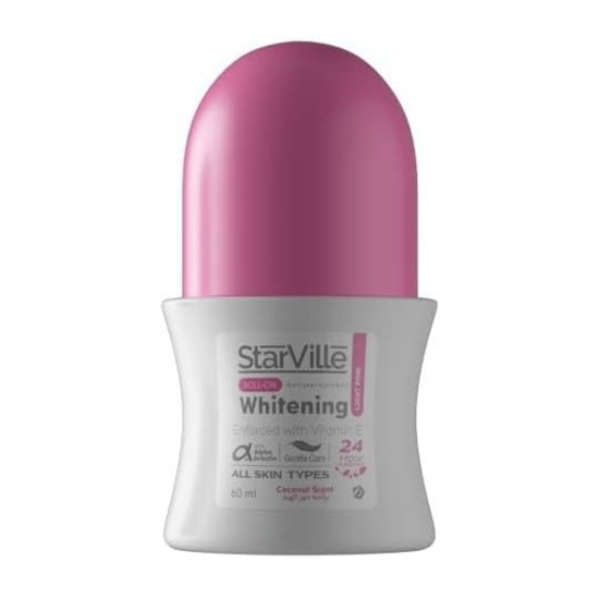 ستارفيل مضاد للتعرق رول اون لتفتيح البشرة برائحة جوزالهند - 60مل