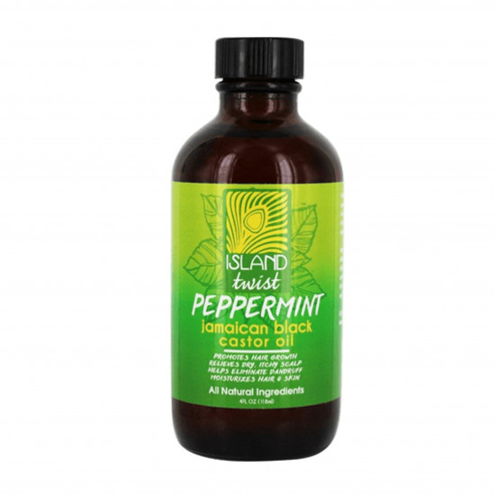 زيت الخروع الأسود الجاميكي بالنعناع من ايلاند تويست - 118 مل زيت الخروع الأسود الجاميكي بالنعناع من ايلاند تويست - 118 مل