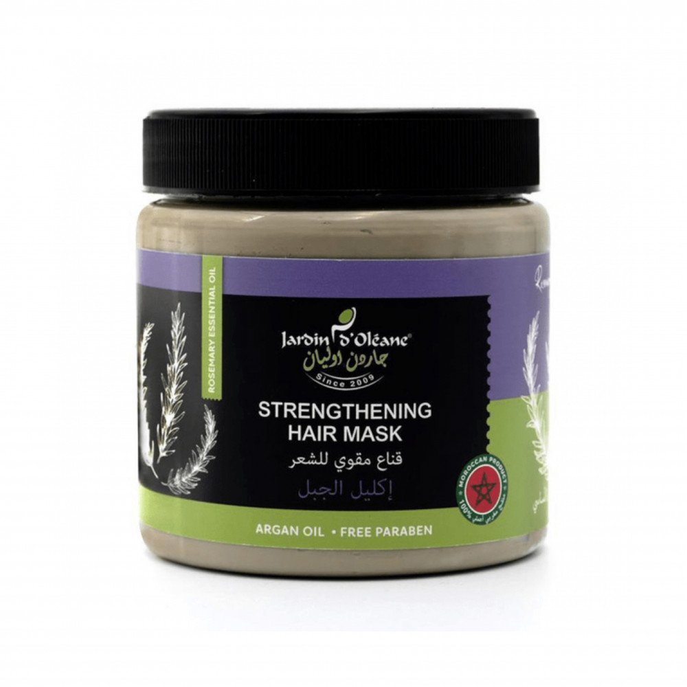 قناع مقوي للشعر بزيت اكليل الجبل الاساسي من جاردن اوليان 600 جرام