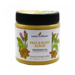 Garden Oleane Grape Seed and Turmeric Face &amp; Body Scrub - 500g
