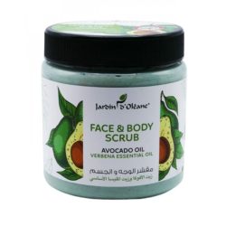Garden Oleane Face &amp; Body Scrub with Avocado Oil and Melissa Essential Oil - 500ml