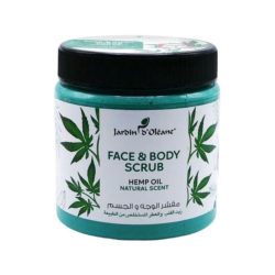 Face &amp; Body Scrub with Hemp Oil and Natural Fragrance Garden Olian - 500 ml