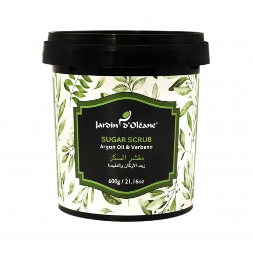 مقشر السكر زيت الارغان والمليسا من جاردن اوليان - 600 جم 