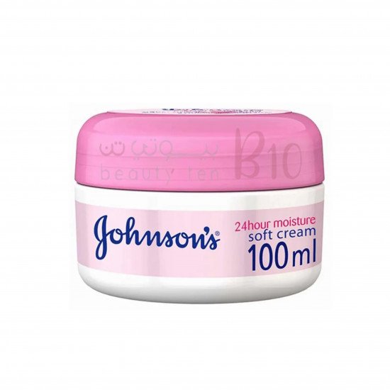 كريم للجسم ترطيب 24 ساعة ناعم من جونسون عبوة 100مل