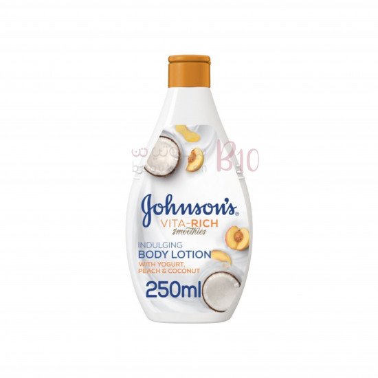 صابون سائل للاستحمام فيتا ريتش مع خلاصة اللبن والخوخ وجوز الهند من جونسون - 250مل صابون سائل للاستحمام فيتا ريتش مع خلاصة اللبن والخوخ وجوز الهند من جونسون - 250مل