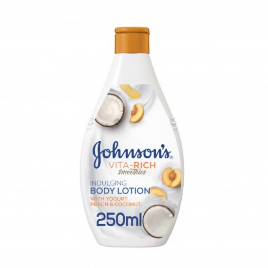 صابون سائل للاستحمام فيتا ريتش مع خلاصة اللبن والخوخ وجوز الهند من جونسون - 250مل صابون سائل للاستحمام فيتا ريتش مع خلاصة اللبن والخوخ وجوز الهند من جونسون - 250مل